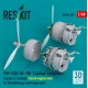 Reskit Rsu48-0483 1/48 Pby-5/5a/ Oa-10a Catalina Propellers Engines Cowlings Closed Engines Bay For Revell/Monogram/Hasegawa Kit 3d Printed