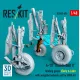Reskit Rsu48-0496 1/48 A-10 Thunderbolt Ii Landing Gears Early Late With Weighted Wheels Set For Gwh Kit Metal 3d Printed