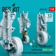 Reskit Rsu48-0497 1/48 A-10 Thunderbolt 2 Landing Gears Early Late With Weighted Wheels Set For Academy Kit Metal 3d Printed
