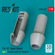 Reskit Rsu48-0520 1/48 F/A-18 Super Hornet Type 1 Exhaust Nozzles For Meng Kit 3d Printed