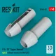 Reskit Rsu48-0521 1/48 F/A-18 Super Hornet Type 2 Exhaust Nozzles For Meng Kit 3d Printed