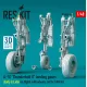 Reskit Rsu48-0540 1/48 A-10 Thunderbolt 2 Landing Gears Early Late In Flight With Wheels Set For Gwh Kit 3d Printed