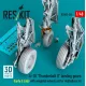 Reskit Rsu48-0544 1/48 A-10 Thunderbolt 2 Landing Gears Early Late With Weighted Wheels Set For Hobbyboss Kit Metal 3d Printed