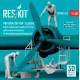 Reskit Rsf48-0162 1/48 Pby-5/5a/ Oa-10a Catalina Engine Maintenance Platform 2 Pcs With Service Crew 5 Pcs For Revell/Monogram/Hasegawa Kit 3d Printed