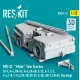 Reskit Rsk32-0024 1/32 Md-3t Mule Tow Tractor A-3 A-4 Ra-5c A-6 Ea-6b E-2c A-7 C-2 F-4 F-8 F-14 F/A-18 Ov-10 S-3b Uh-1 Ch-53 Sea King 3d Printed Model Kit