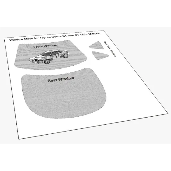 Mf-zone Sz02 1/24 Toyota Celica Gt4 St185 Window Mask For Tamiya