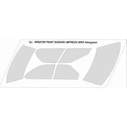 Mf-zone Sz08 1/24 Window Masks For Subaru Impreza Wrx For Hasegawa