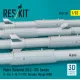 Reskit Rs32-0507 1/32 Matra Durandal Blu-107 Bombs 4 Pcs F-15e F-16 F-111e Tornado Mirage 2000 3d Printed