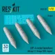 Reskit Rs32-0531 1/32 Lrf-4 Rocket Launchers 4pcs Mirage F1 Mirage 2000 Jaguar 3d Printed