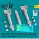 Reskit Rs32-0539 1/32 Gbu-15v21 22/B Small Wing Bombs 2 Pcs With An/Axq-14 Data Link Pod 1 Pcs F-4 F-15e F-16i F-111 B-52 3d Printed