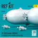 Reskit Rs32-0545 1/32 An-m64 Bombs 500 Lbs For All Usaf Raf Of Ww2 Korean War 6 Pcs 3d Printed