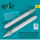 Reskit Rs32-0558 1/32 S-25-o Air-to-ground Rocket 2 Pcs Su-17m Su-24m Su-25sm Su-27 Mig-27 Mig-29 Yak-130 Mi-24 3d Printed