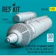 Reskit Rs32-0558 1/32 S-25-o Air-to-ground Rocket 2 Pcs Su-17m Su-24m Su-25sm Su-27 Mig-27 Mig-29 Yak-130 Mi-24 3d Printed