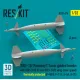 Reskit Rs32-0576 1/32 Gbu-10 Paveway I Laser Guided Bombs With Bsu-37/B Fin And Bsu-3a/B Wing Slow Speed Thermally Protected 2 Pcs F-4d/E F-111 A-6a A-7e 3d Printed