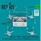 Reskit Rsu35-0038 1/35 Ch-54a Tarhe Cargo Hoist With Hook And Load Leveller Cargo Reels With Lashing Hooks For Icm Kit 3d Printed