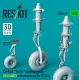 Reskit Rsu35-0077 1/35 Ch-54a Tarhe Landing Gear In Flight With Wheels Set For Icm Kit 3d Printed