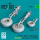 Reskit Rsu35-0077 1/35 Ch-54a Tarhe Landing Gear In Flight With Wheels Set For Icm Kit 3d Printed