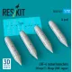 Reskit Rs72-0531 1/72 Lrf-4 Rocket Launchers 4 Pcs Mirage F 1 Mirage 2000 Jaguar 3d Printed