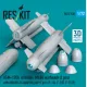 Reskit Rs72-0538 1/72 Agm-130a Missiles Mk84 Warhead 2 Pcs With An/Axq-14 Data Link Pod 1 Pcs F-16i F-15e F-111f 3d Printed