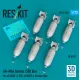 Reskit Rs72-0545 1/72 An-m64 Bombs 500 Lbs For All Usaf Raf Of Ww2 Korean War 6 Pcs 3d Printed