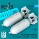 Reskit Rs72-0548 1/72 Mk36 Bombs 1000 Lbs For All Us Navy Raf Of Ww2 Korean War 2 Pcs 3d Printed