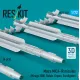 Reskit Rs72-0549 1/72 Matra Mica-ir Missiles 4 Pcs Mirage 2000 Rafale Gripen Eurofighter 3d Printed