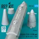 Reskit Rs72-0561 1/72 An/Alq-71v-3 Ecm Pod 1pcs A-4 A-7 F-4 F-100 Rf-101c F-105 3d Printed