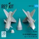 Reskit Rs72-0574 1/72 R-98 Mr/Mt Missiles 2pcs Su-11 Su-15 Yak-28 3d Printed