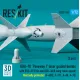 Reskit Rs72-0576 1/72 Gbu-10 Paveway I Laser Guided Bombs With Bsu-37/B Fin And Bsu-3a/B Wing Slow Speed Thermally Protected 2 Pcs F-4d/E F-111 A-6a A-7e 3d Printed