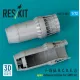 Reskit Rsu72-0303 1/72 F-15 A B C D E J Open Exhaust Nozzles For Gwh Kit 3d Printed