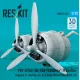 Reskit Rsu72-0310 1/72 Pby-5/5a/ Oa-10a Catalina Propeller Engines Cowling For Academy/Revell/Wolfpack Kit 3d Printed