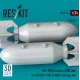 Reskit Rs24-0013 1/24 An-m58 Bombs 500 Lbs For All Usaf Raf Of Ww2 Korean War 2 Pcs 3d Printed