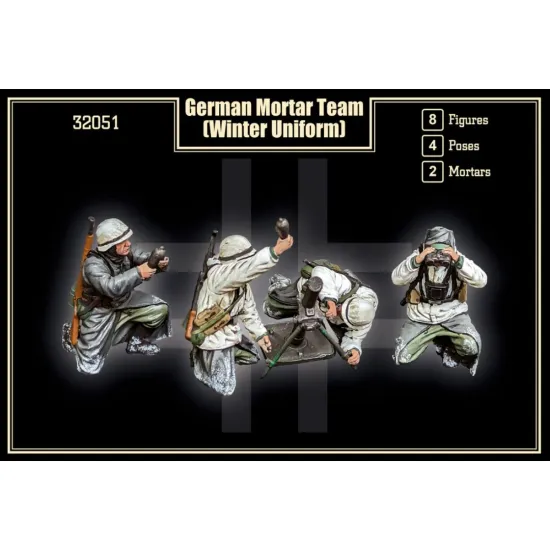 Mars Figures 32051 1/32 German Mortar Team Winter Uniform