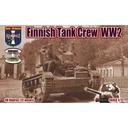 Orion 72071 1/72 Finnish Tank Crew Ww2 48 Figures 12poses Plastic Figures Kit