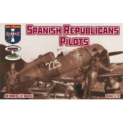 Orion 72073 1/72 Spanish Republicans Pilots 48 Figures 12 Poses Plastic Figures Kit