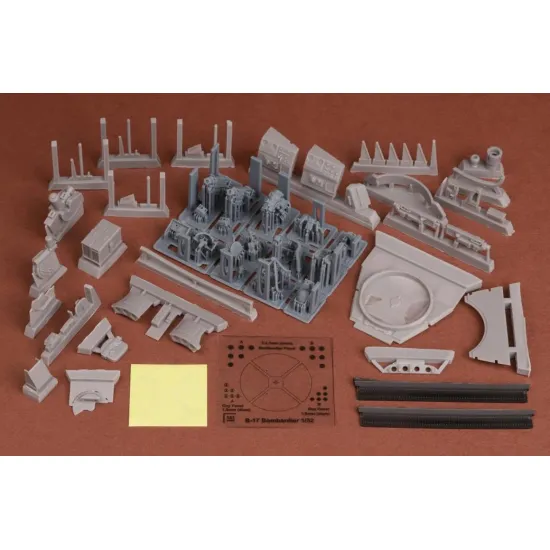 Sbs Rf-32001 1/32 B-17g Bombardier Position Chin Turret Interior Upgrade Set