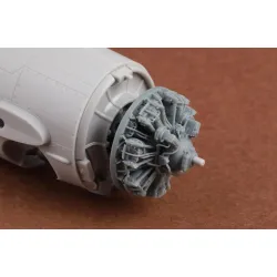 Sbs 72091 1/72 F4f-4 Wildcat Engine Exhaust Set For Arma Hobby Kit