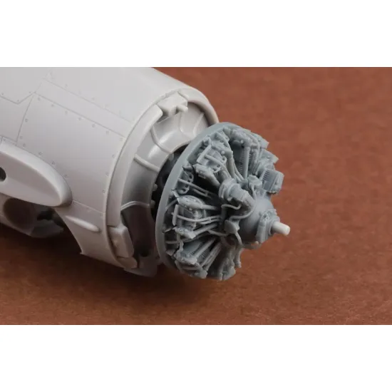 Sbs 72091 1/72 F4f-4 Wildcat Engine Exhaust Set For Arma Hobby Kit