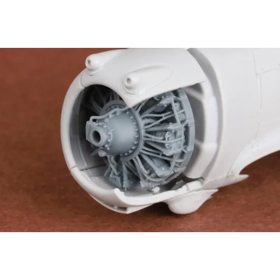 Sbs 72092 1/72 Curtiss H-75 A1/A2 Hawk Engine Set For Arma Hobby Kit