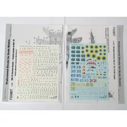 Foxbot 72-061t 1/72 Decals Ukrainian Fulcrums Mikoyan Mig-29 9-12 9-13 9-51 And Stencils