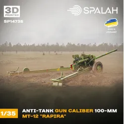 Spalah 14735 1/35 Scale Model Mt-12 Rapira Resin Model