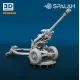 Spalah 25335 1/35 Scale Model Howitzer M119a2 Resin Model