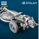 Spalah 25335 1/35 Scale Model Howitzer M119a2 Resin Model