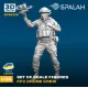 Spalah 26335 1/35 Set Of Figures Fpv Drone Crew 3d Printed