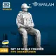 Spalah 26335 1/35 Set Of Figures Fpv Drone Crew 3d Printed