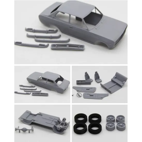 Diolex Dp24005 1/24 3d Print Not Cast Kit Datsun 1200 Deluxe 159mm Resin Kit