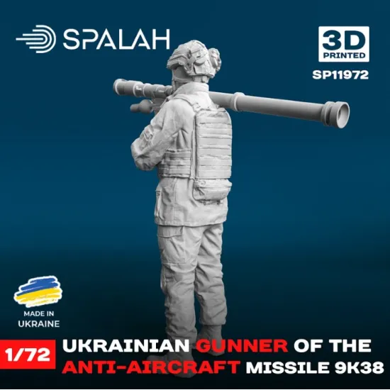 Spalah 11972 1/72 Figure Ukrainian Anti-aircraft Gunner Of The Anti-aircraft Missile System 9k38