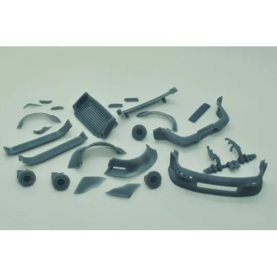 Diolex Dp24006 1/24 3d Print Porsche 930/964 Rwb Wide Body With Wheels Transkit For Tamiya