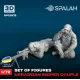 Spalah 12072 1/72 Set Of Figures Ukrainian Sniper Couple Figures Model Kit