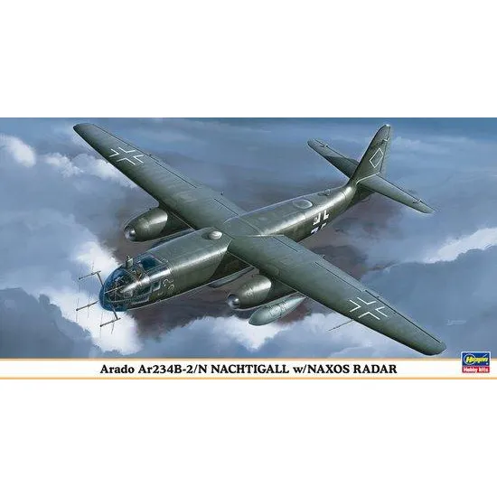 Arado Ar234B-2/N Nachtigall W/ Naxos Radar 1/48 Hasegawa 09820